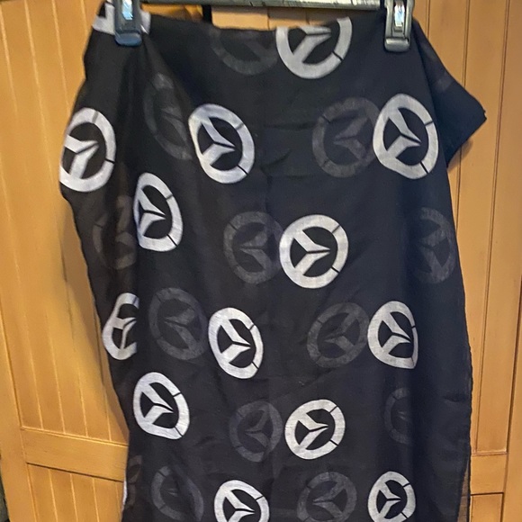 Overwatch Black Scarf peace print - Picture 8 of 13